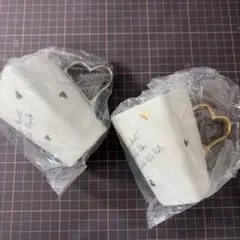 Francfranc ハート型 ペアマグカップ