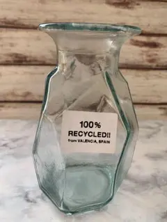 VALENCIA リサイクルガラス フラワーベース 2個セット