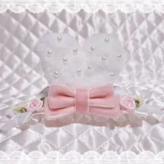 ヘッドドレスピンク