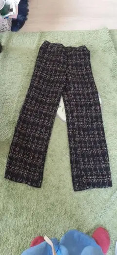チェック柄カジュアルパンツ Sサイズ