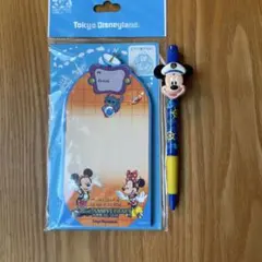 東京ディズニーランド アニバーサリーメモ用紙とペンセット