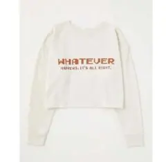 MOUSSY WHATEVER PRINT LS Tシャツ