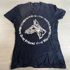 DSQUARED2 ドーベルマン Tシャツ XS ブラック