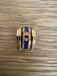 エルメス　HERMES エマイユ イヤリング片耳