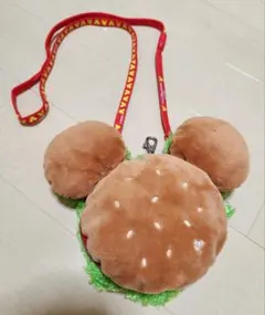 ミッキーの形のハンバーガー型ショルダーバッグ