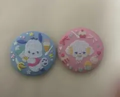 こぎみゅん　ポチャッコ刺繍缶バッジ