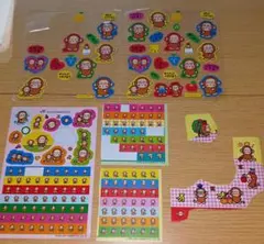 ペコちゃんストラップ2種+2000年絵皿　不二家　当時物　未使用