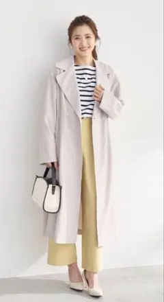ダブルブレスト ロングコート　半額セールのサムネイル