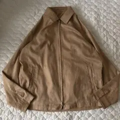 タケオキクチ　スイングトップ　ベロアジャケット　短丈ジャケット　ダブルジップ