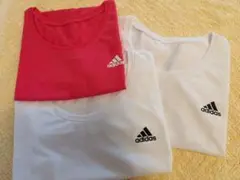 【新品未使用】adidas 吸汗速乾　Tシャツ 150cm 3枚セット