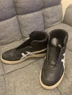 asics ハイカットスニーカー ブラック/ホワイト