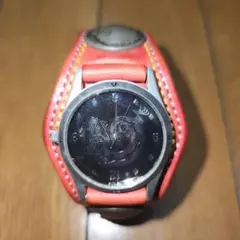 最終価格★腕時計／KC,s／トカゲ本革★レッド レザー バンド★のサムネイル