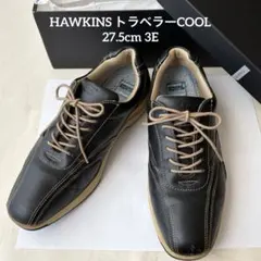 HAWKINS トラベラーCOOL HL18011スニーカー 黒　27.5 3Eのサムネイル
