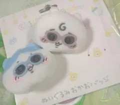 ちいかわ　ベビー Chiikawa Baby おかおバッジ ちいかわ ハチワレ