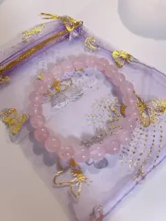 新品未使用 ローズクォーツ パワーストーン ブレスレット