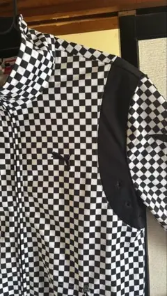 Puma チェック柄 フルジップジャケット M