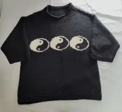 MacMahon Knitting Mills PEACE 半袖ニット 半袖 MacMahon Knitting Mills 半袖 半袖ニット PEACE - メルカリ