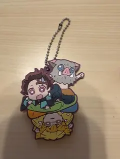 鬼滅の刃 ばんちょうこうラバーストラップ　かまぼこ隊