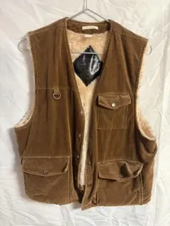 Winterlast コーデュロイ ベスト ブラウン