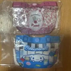 サンリオ　ガチャガチャ　プールバッグ風ミニポーチ2 マロンクリーム　シナモン