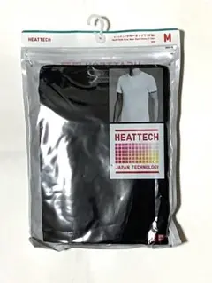 ユニクロ ヒートテッククルーネック半袖Tシャツ M 黒