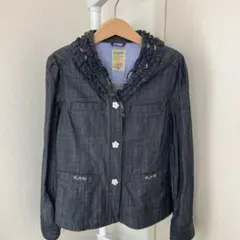 ファミリア  fdash 130 ダンガリーデニムカラージャケット