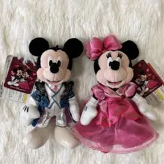 新品！バレンタインナイトミッキー＆ミニー ぬいば
