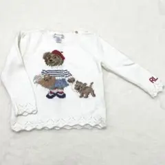 値下げ！ラルフローレン　ニット　ポロベア　24M