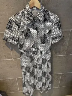 ヴィンテージ　デザインワンピース　日本製　レトロ