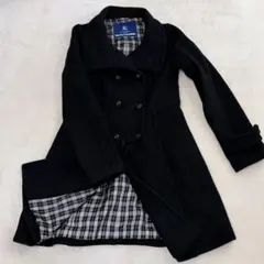 【美品】バーバリーロンドン　アンゴラ混　ウール　コート バーバリーロンドン アンゴラ混 ウール コートL BURBERRY LONDON