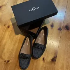 COACH ブラック ローファー