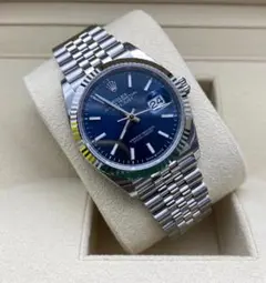 ROLEX Datejust 自動巻き腕時計 ブルー