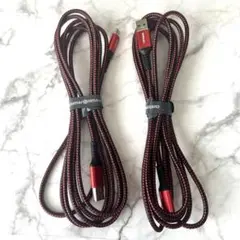 NIMASO USB-C ケーブル ロング 3.5m 2本セット 急速充電対応