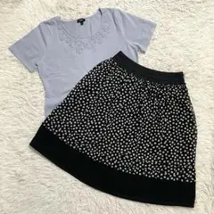 コーデ売り トップスTALBOTS 半袖 L スカートTO BE CHICのサムネイル