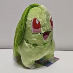 中国限定】ポケモンカードゲーム チコリータ可動ぬいぐるみ 頭の葉っぱ