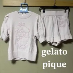 ジェラートピケ ピーチコレクション プルオーバー&ショートパンツセット マリオのサムネイル