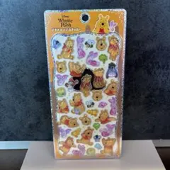 プーさん　プチドロップステッカー　ディズニー新作