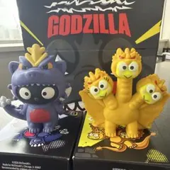 【新品未開封】キングギドラ　チョコキャット　ハローキティ×ゴジラ 2体＋新品外箱
