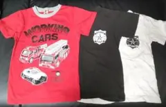 トミカ博　トミカポリス　Ｔシャツ　２枚＋トミカＴシャツ　120cm　３枚セット