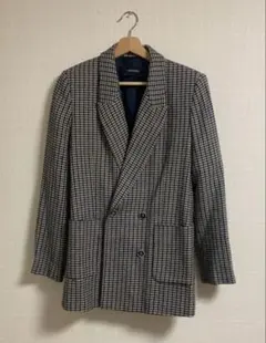 zaraチェック ダブルジャケット s