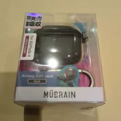 MÜBRAIN AirPods 4用 Airbag ソフトケース ブラックのサムネイル