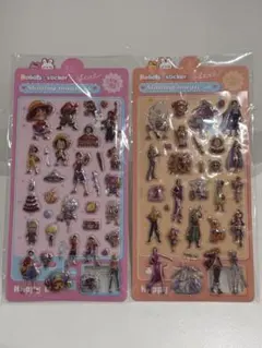 ワンピース 2枚セット！ ぷくぷくシール 立体シール ルフィ ゾロ チョッパー