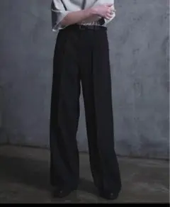 【CALLNE】2タックワイド ストレートスラックス