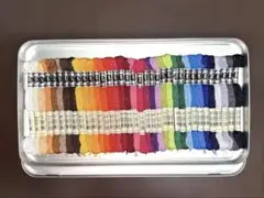 DMC 刺繍糸 35色セット ART 617缶ケース