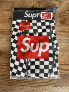 supreme×Hanes ボクサーブリーフ S チェック チェッカー1枚