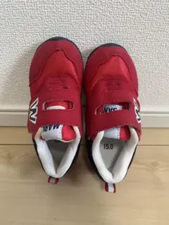 赤 スニーカー 15.0
