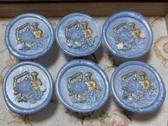 シーリングスタンプシール 封蝋 メイクボックス 香水 薔薇 6枚 ハンドメイド