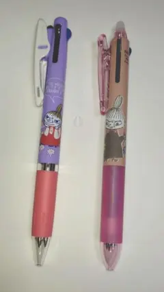 新品　ムーミン　リトルミー　ジェットストリーム、フリクション　2本セット