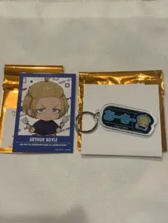 炎炎ノ消防隊 ロールアイスコラボ アーサー　おなまえキーホルダー　チェキ風カード