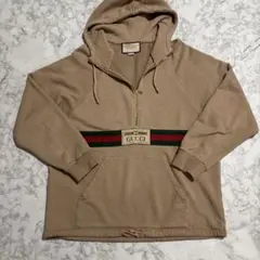 ✨ GUCCI グッチ ウェブディテール ハーフジップパーカー ✨ GUCCI ハーフジップパーカー